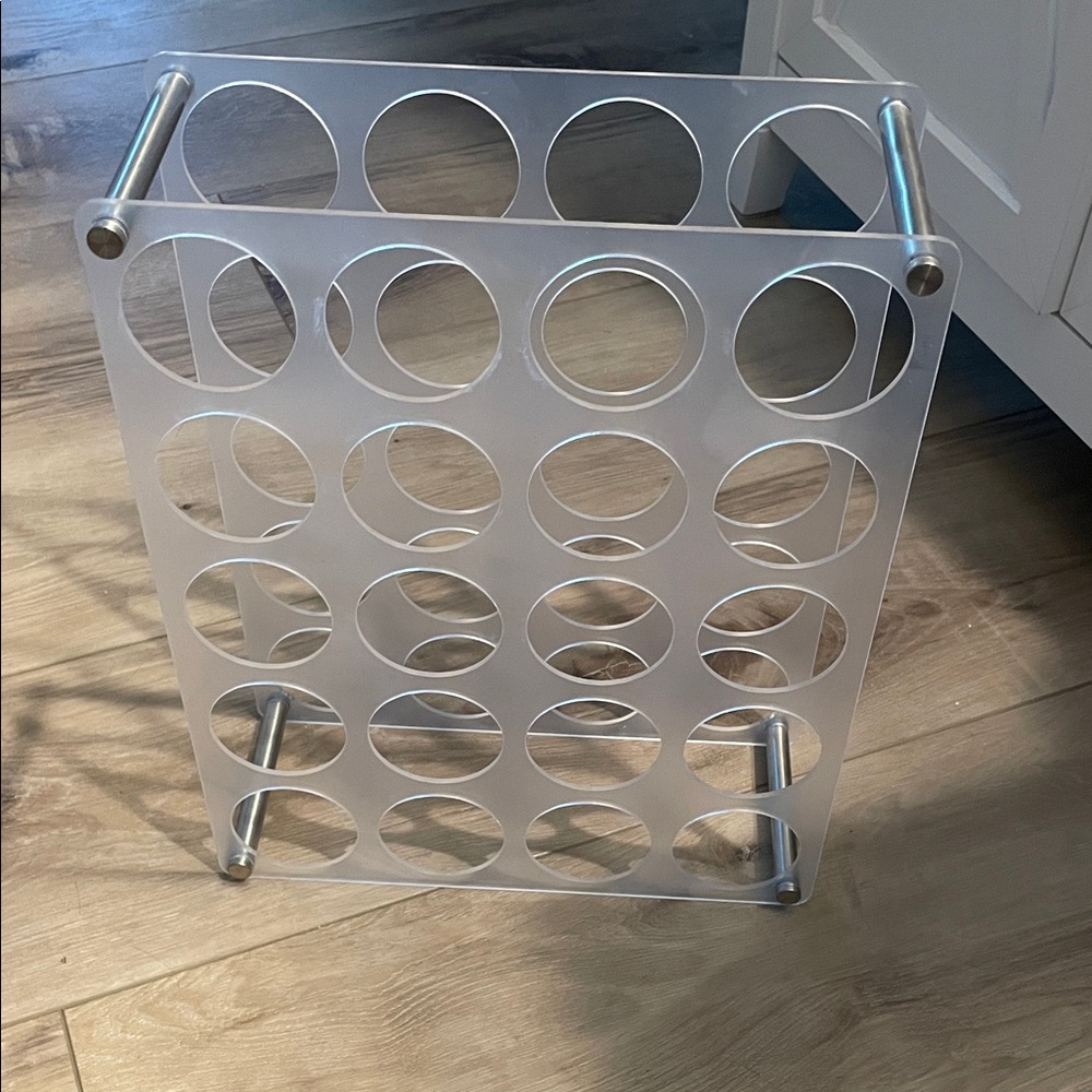 Clear Acrylic vinyl  Rack